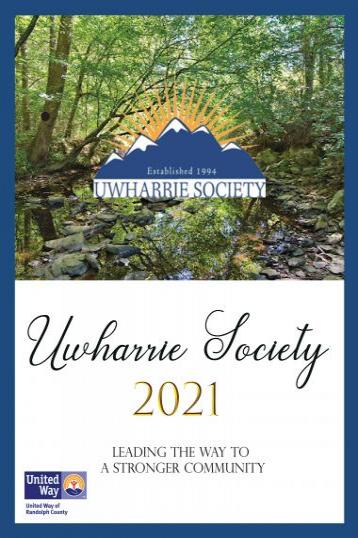 Uwharrie Society 2021