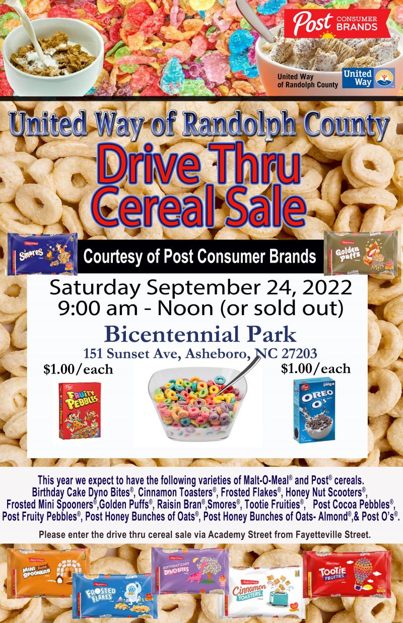cereal sale